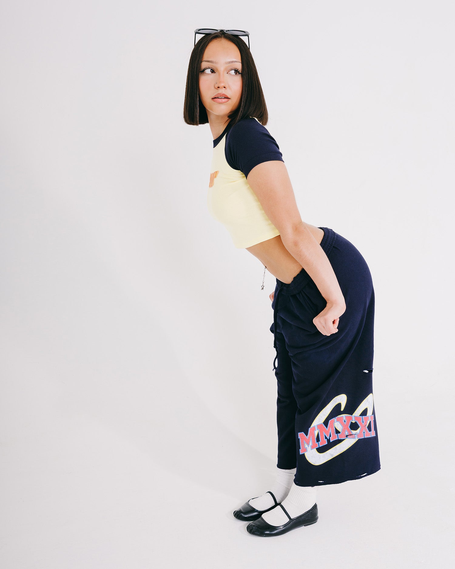 Baggy 3/4 Sweat Shorts
