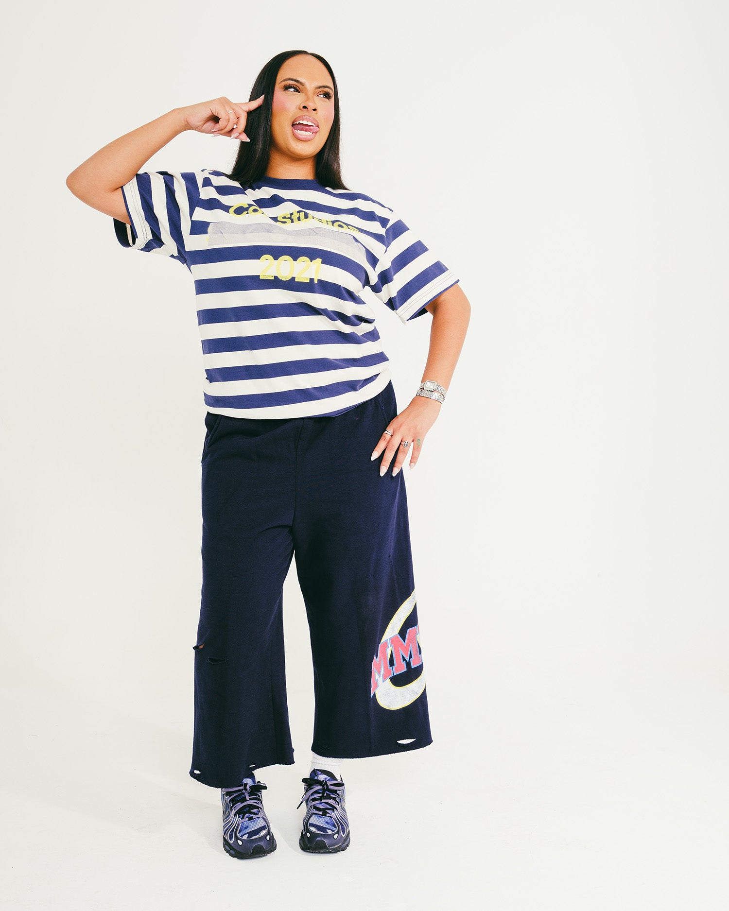 Baggy 3/4 Sweat Shorts