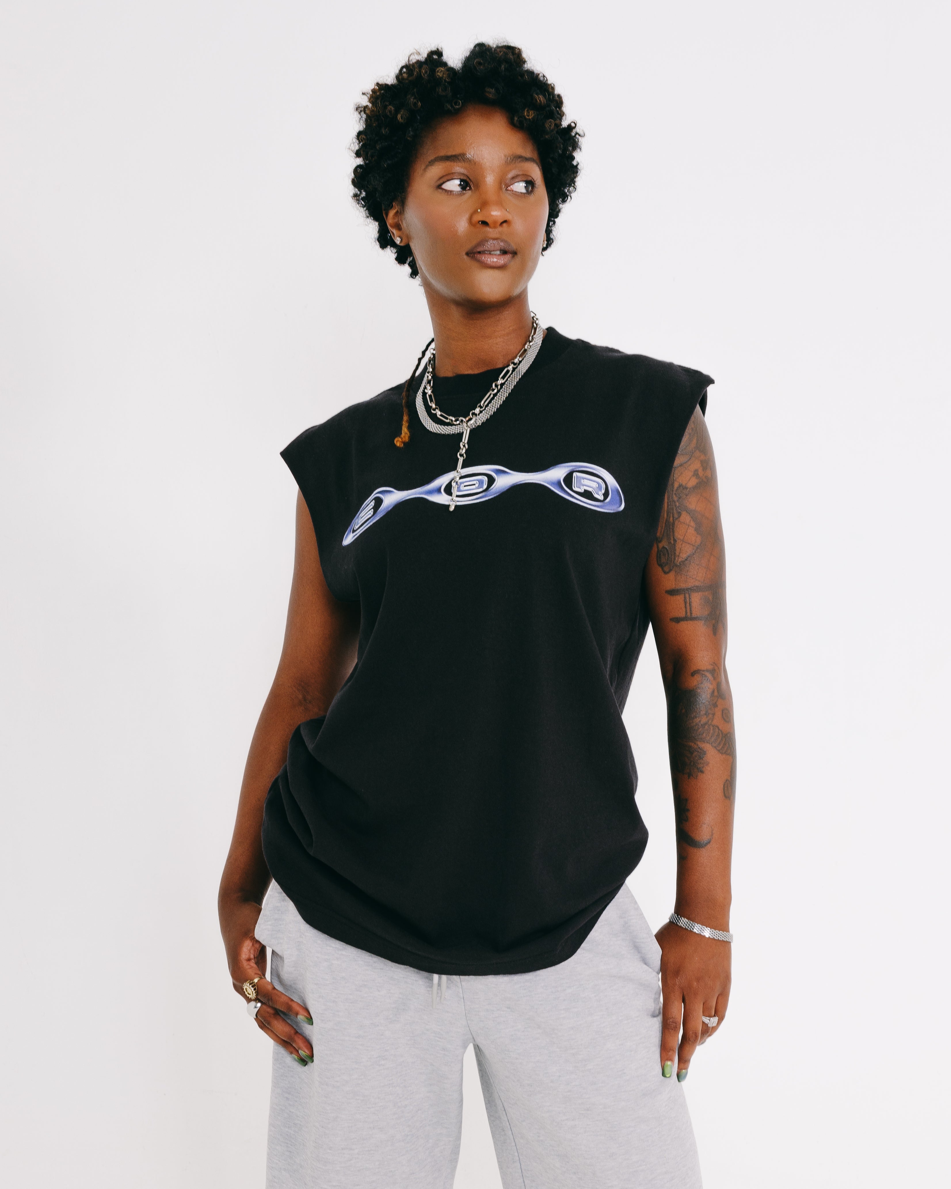 Chrome Muscle Tee